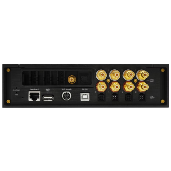ZAPCO HDSP-Z16 V AD-8A 8-kanałowy DSP z odtwarzaczem HD 8-kanałowy procesor DSP 192 kHz, odtwarzacz HD, 5 wejść cyfrowych, 8 wyjść RCA